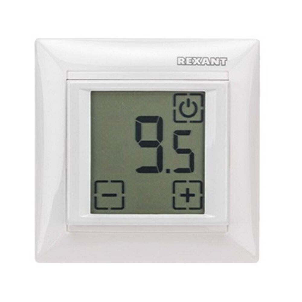 original-1006.jpg Терморегулятор сенсорный для теплого пола Rexant RX-419B белый — изображение 1