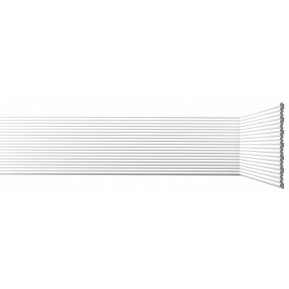 original-10085.jpg Панель декоративная из экополимера 200х2600х10 мм Bello Deco XPS СП 08/2.6 белая 0,52 кв.м — изображение 1