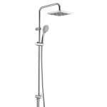 Душевой комплект WasserKraft с верхним душем с лейкой хром (A017)