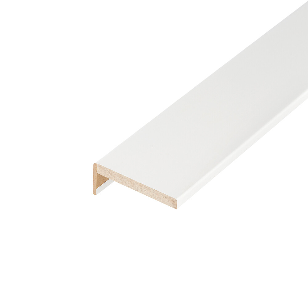 original-10152.jpg Наличник телескопический Классик 02 70х8х2140 мм финишпленка белый шелк прямой (1 шт.) — изображение 1