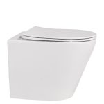 Унитаз напольный приставной Abber Bequem с горизонтальным выпуском сиденье с микролифтом (AC1113)