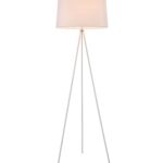 Торшер Freya E27 40 Вт белый IP20 (FR5152-FL-01-W)