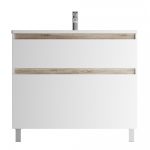 Тумба под раковину AM.PM X-Joy 100 см напольная дерево/белая (M85AFSX1002WG)