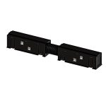 Коннектор для магнитного шинопровода прямой Arte Lamp Linea черный (A483306)