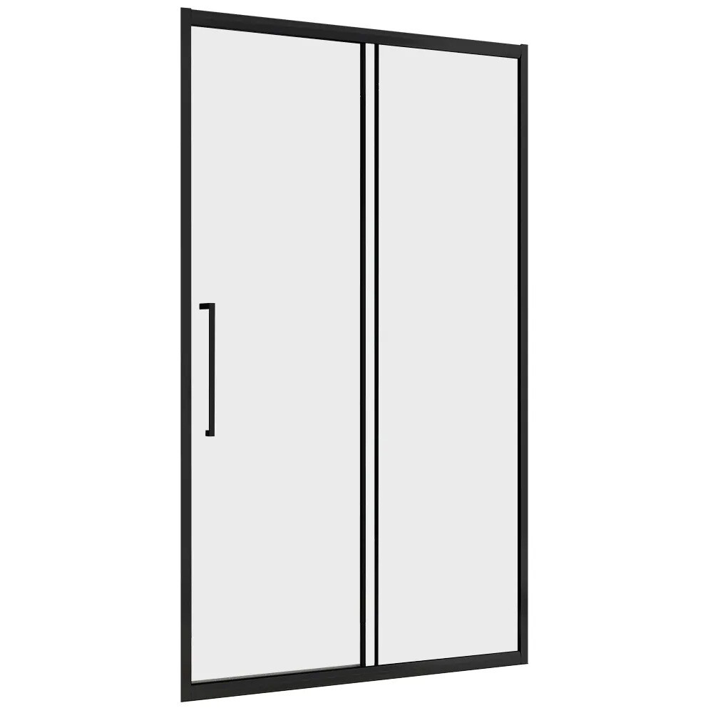 original-10445.jpg Душевая дверь Abber стекло прозрачное 160х195 см профиль черный 6 мм раздвижная (AG30160BH) — изображение 1