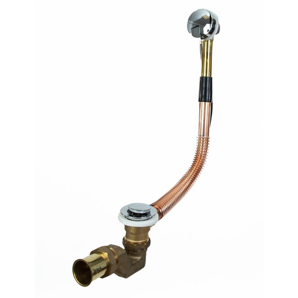 original-10449.jpg Сифон для ванны Wirquin 1 1/2х40 мм регулируемый слив d50 мм с выпуском d70 мм полуавтомат (30987154) — изображение 1