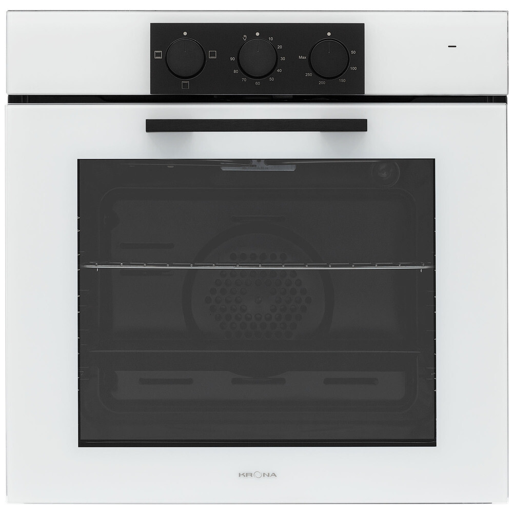 original-10460.jpg Духовой шкаф электрический встраиваемый Krona Vollmond 60 WH 595 мм белый (КА-00009489) — изображение 1