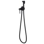 Смеситель с гигиеническим душем встраиваемый Abber Wasser Kreis со скрытой частью в комплекте черный (AF8125B)