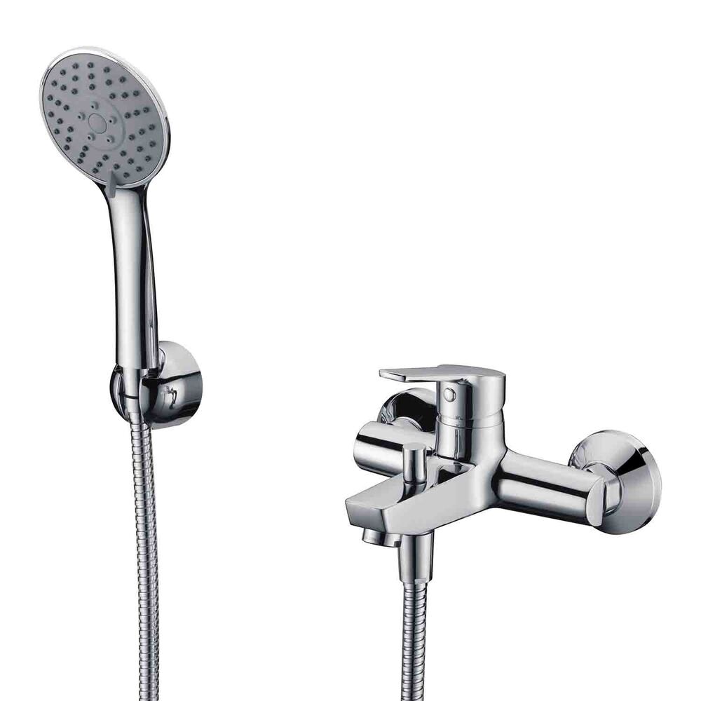 original-10538.jpg Смеситель для ванны WasserKraft Rhin хром однорычажный с коротким изливом с лейкой (4401) — изображение 1