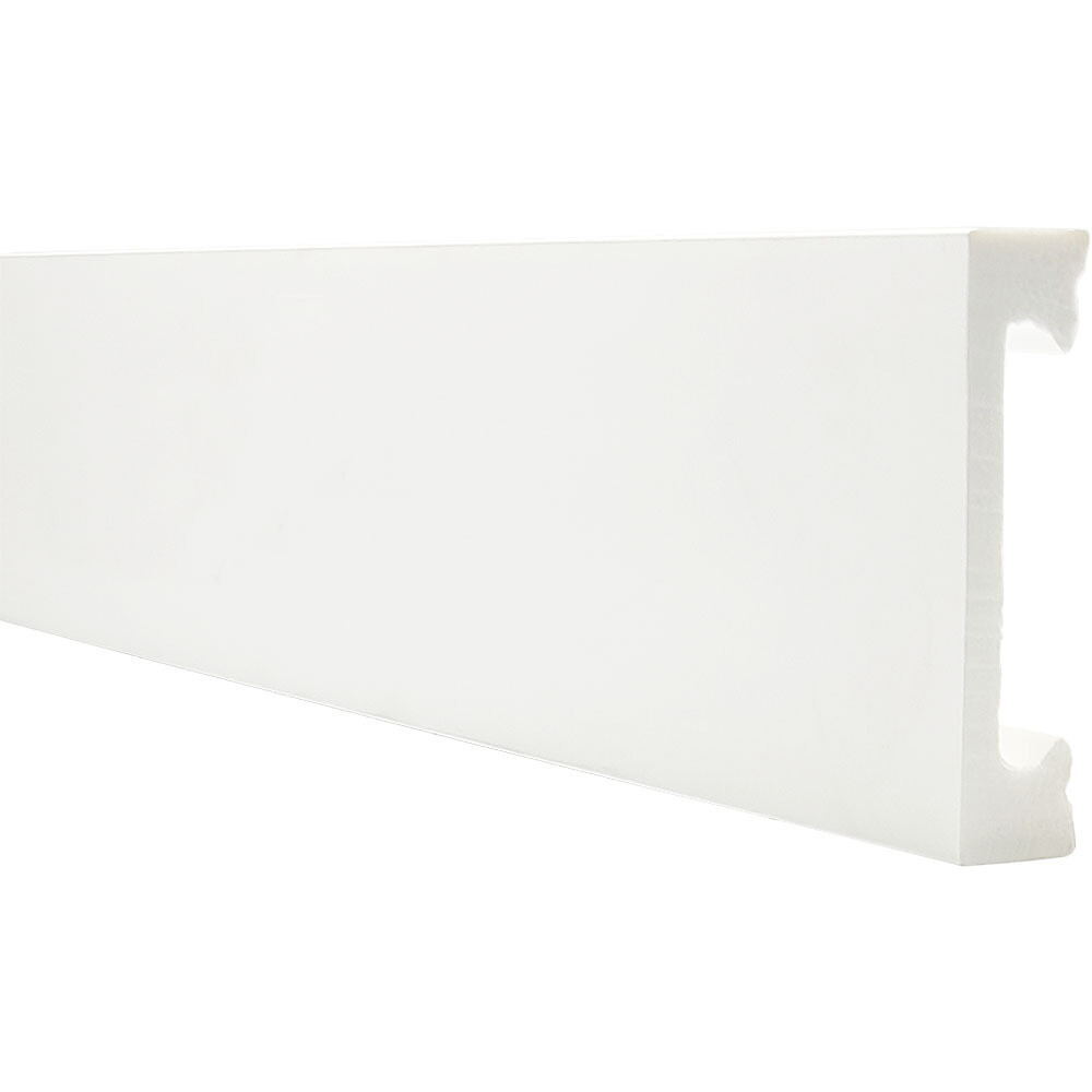 original-10555.jpg Плинтус экополимер Winart Pro Quadratum 65х16х2000 мм белый матовый (90.65.001.001) — изображение 1