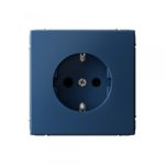 Розетка Systeme Electric ArtGallery встраиваемая аквамарин со шторками (SE GAL001145)