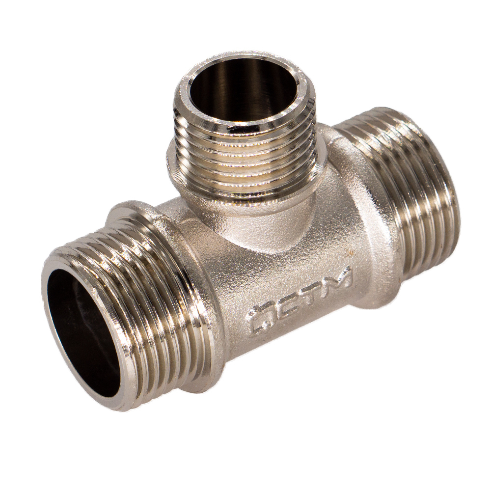 original-10738.jpg Тройник переходной СТМ 3/4 НР(ш) х 1/2 НР(ш) х 3/4 НР(ш) латунный — изображение 1