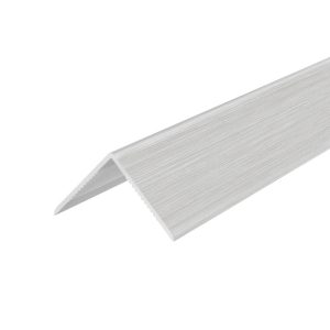 Уголок ПВХ 22х22х2700 мм 186 алюминий