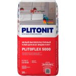 Клей для плитки/ керамогранита/ клинкера Plitonit PlitoFlex 5000 эластичный белый класс C2 E S2 20 кг