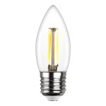 Лампа светодиодная филаментная Rev E27 4000К 7 Вт 730 Лм 220 В свеча С37 прозрачная