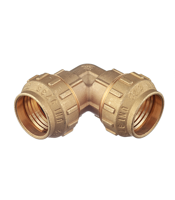 original-10968.jpg Угол ПНД Tiemme компрессионный 32х32 мм латунь — изображение 1