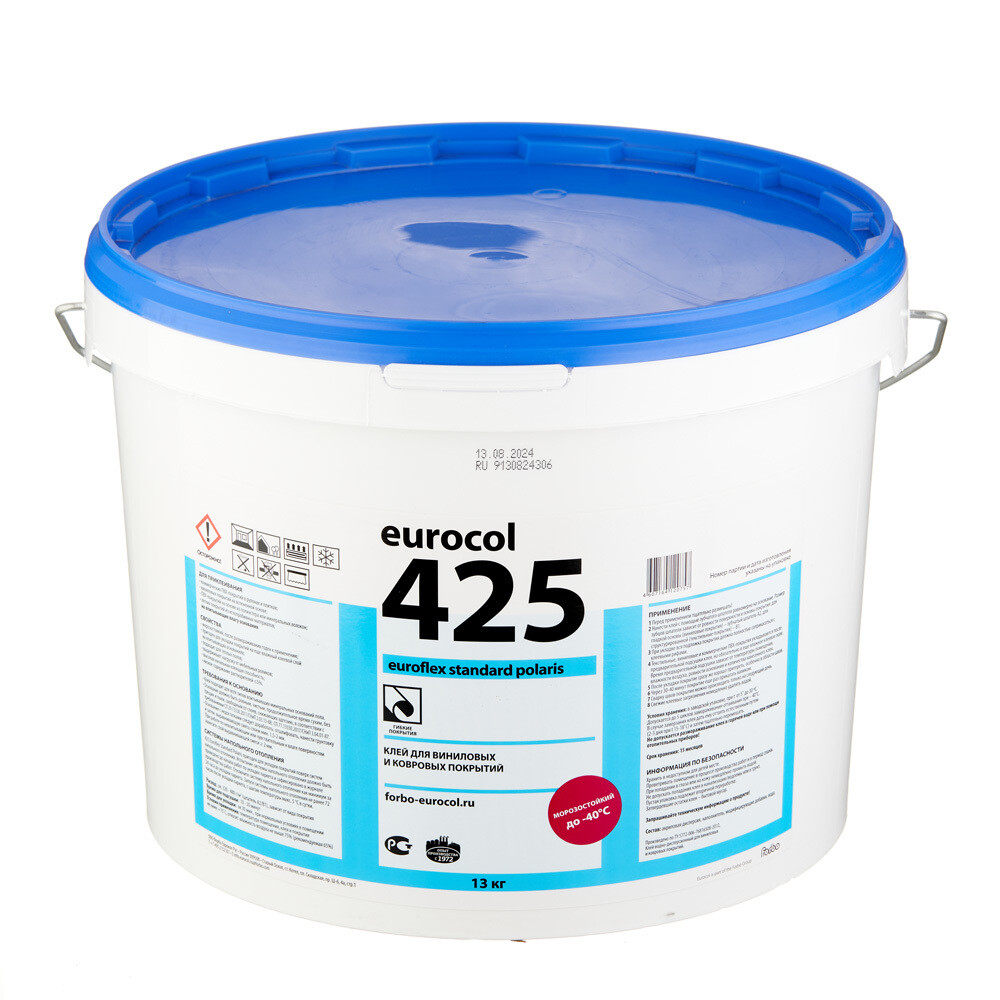 original-10998.jpg Клей акриловый для напольных ПВХ покрытий Forbo 425 Euroflex Standart 13 кг — изображение 1