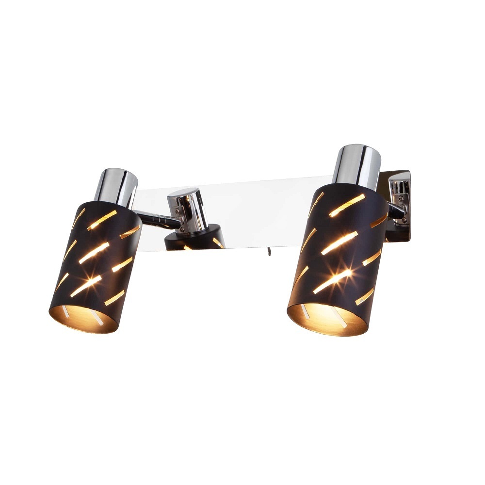 original-1102.jpg Спот настенный Eurosvet Fente E14 80 Вт 5 кв.м белый/хром IP20 (a050199) — изображение 1