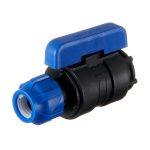 Кран шаровой ПНД Valfex компрессионный переходной 20х3/4 ВР(г)