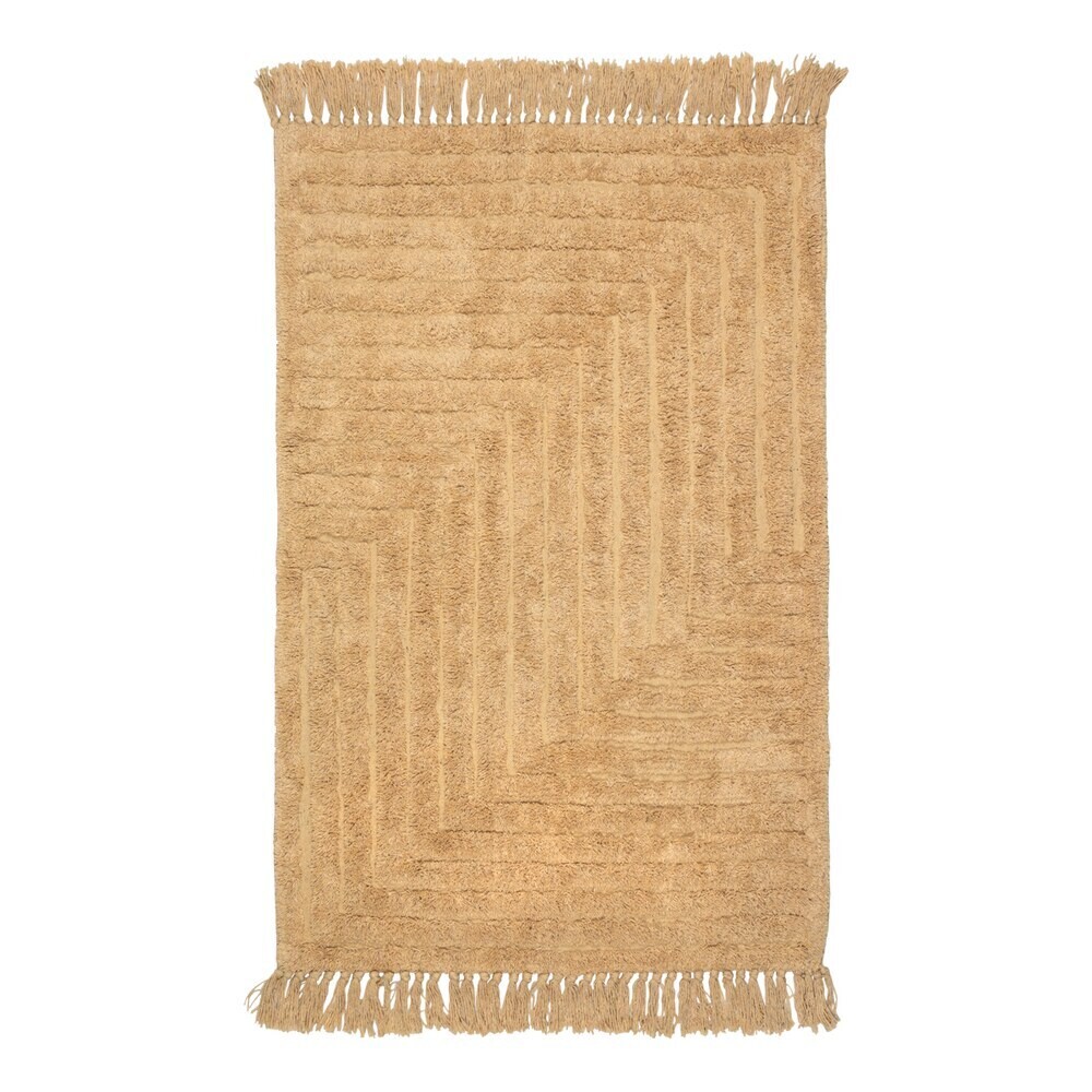 original-11112.jpg Коврик для ванной бежевый 80х50 см Zenfort Зигзаг (107274) — изображение 1