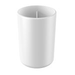 Стакан для ванной Ambient Flux настольный двойной пластик белый (AFX036ABSWT)