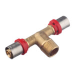 Тройник Tiemme 16(пресс) х 1/2 НР(ш) х 16(пресс)