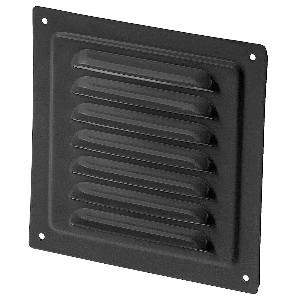 original-1117.jpg Решетка вентиляционная стальная Ore 125х125 мм черная — изображение 1
