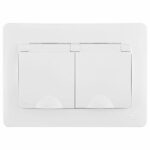 Розетка Systeme Electric Blanca встраиваемая белая со шторками (BLNRS441121)