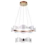 Люстра светодиодная подвесная Arte Lamp Grace 43 Вт 4000К 7 кв.м (A1868SP-2PB)