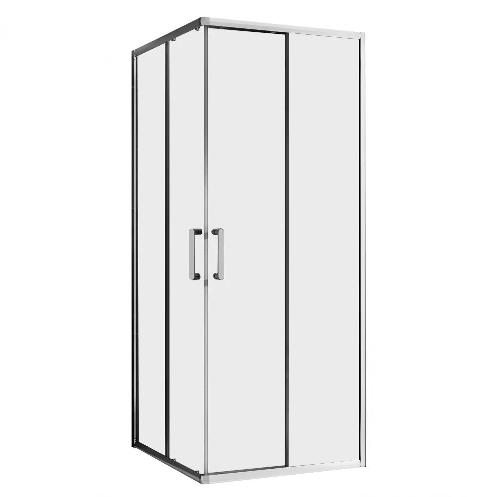 original-11248.jpg Душевой уголок Abber Schwarzer Diamant хром 80х80х190 см квадрат стекло прозрачное 5 мм (AG020805) — изображение 1