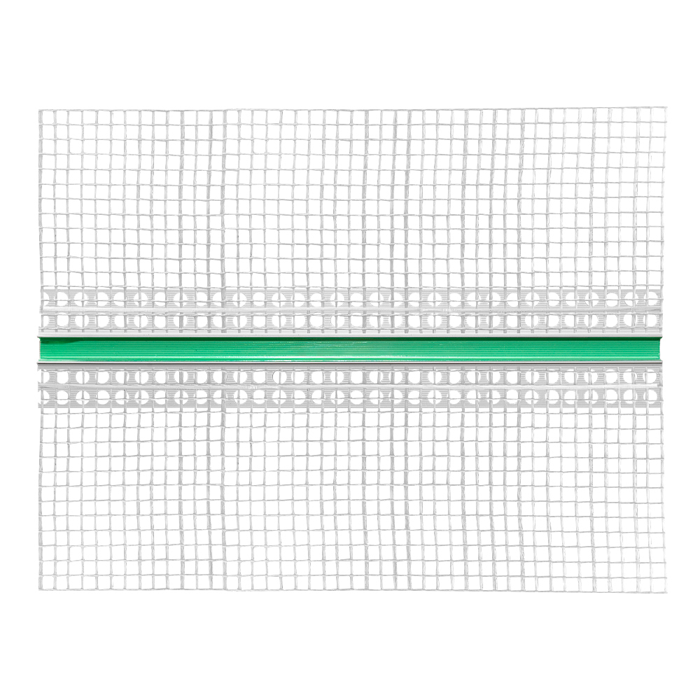 original-1128.jpg Профиль рустовочный Profigips пластиковый 30х20 мм с сеткой 100х100 мм 3 м — изображение 1