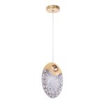 Светильник светодиодный подвесной Arte Lamp Vitoria 4000К 5 Вт 1 кв.м золото IP20 (A2095SP-1GO)