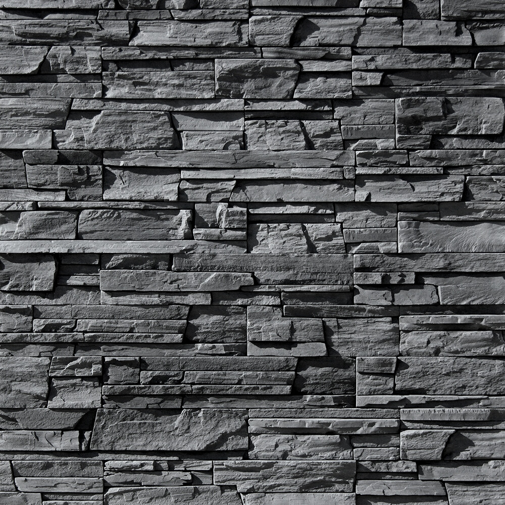 original-11325.jpg Искусственный камень White Hills Фьорд Лэнд угольно-черный (24 шт.=0,8 кв.м) — изображение 1