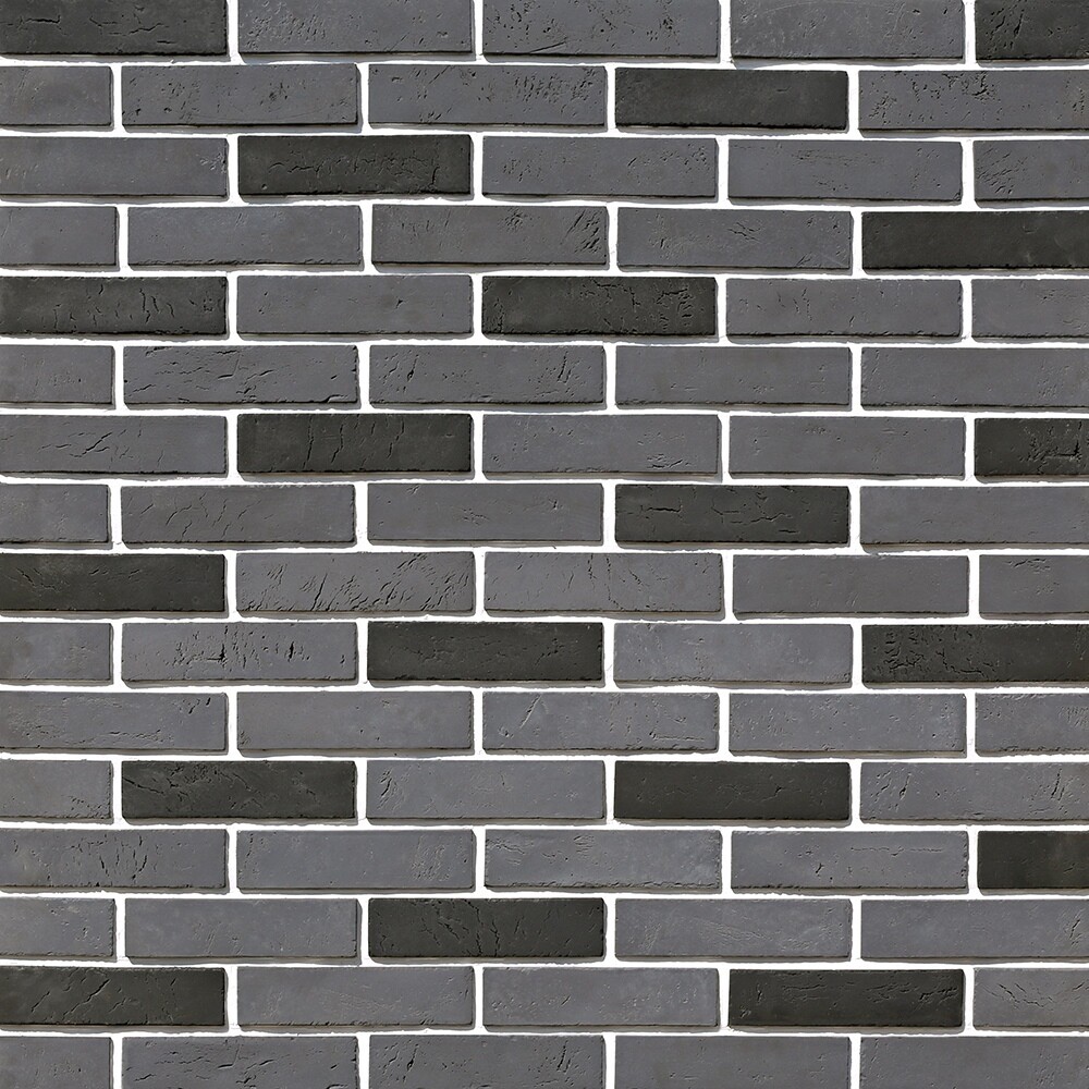 original-11379.jpg Искусственный камень White Hills Терамо Брик черный (42 шт.=0,65 кв.м) — изображение 1