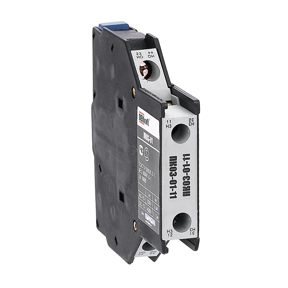 original-1138.jpg Приставка дополнительная Dekraft ПК-03 (24108DEK) 690 В к контактору КМ-103 4P — изображение 1