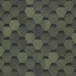 Черепица гибкая Docke Eurasia Шестигранник зеленая 3 кв.м