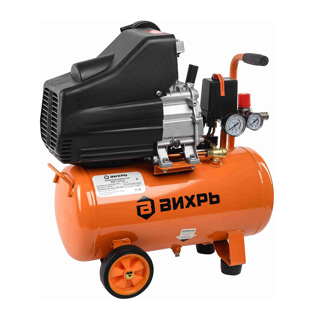 original-11488.jpg Компрессор масляный Вихрь (74/3/2) КМП-230/24 24 л 1,6 кВт — изображение 1