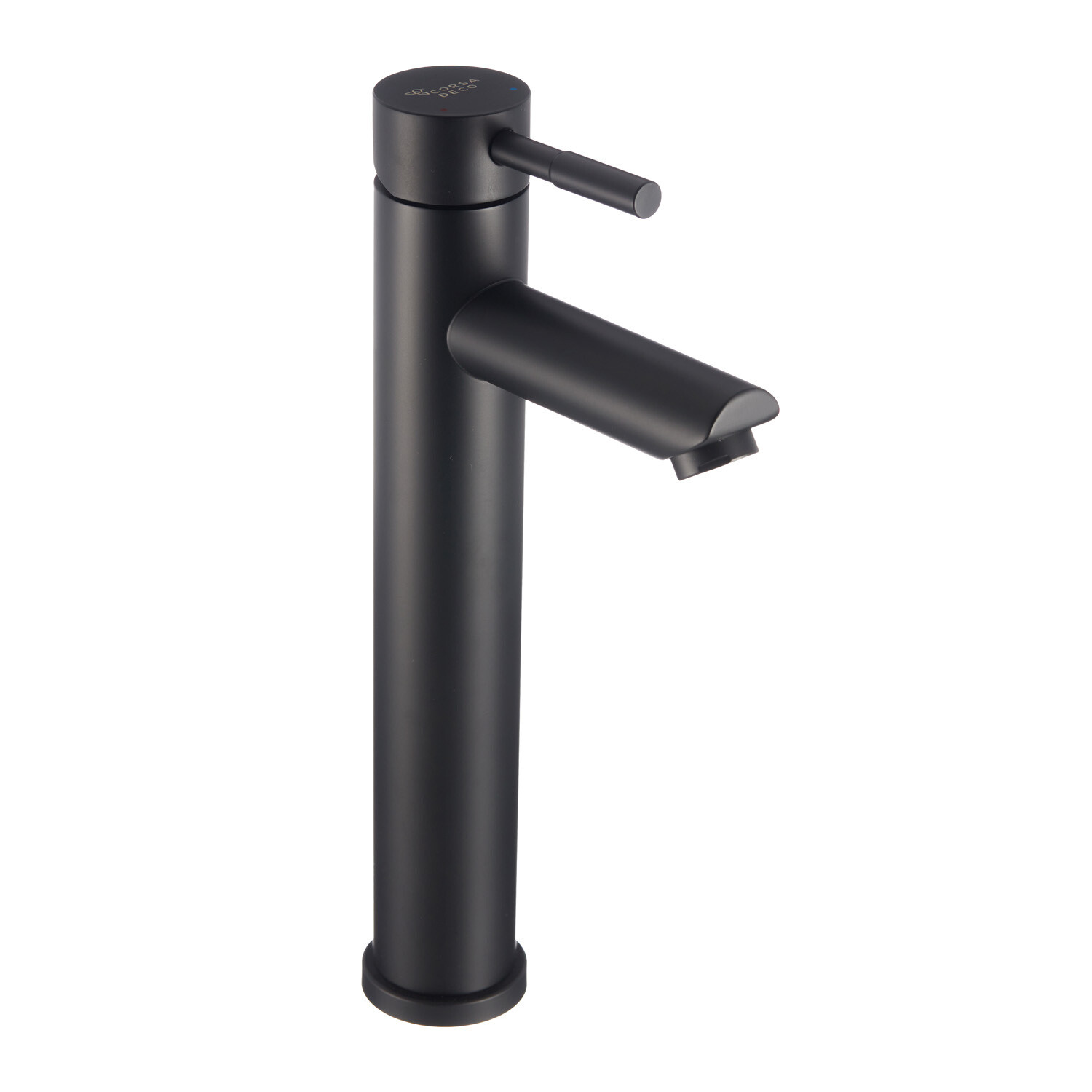original-11595.jpg Смеситель для раковины высокий Corsa Deco AS черный однорычажный (FBASLB) — изображение 1