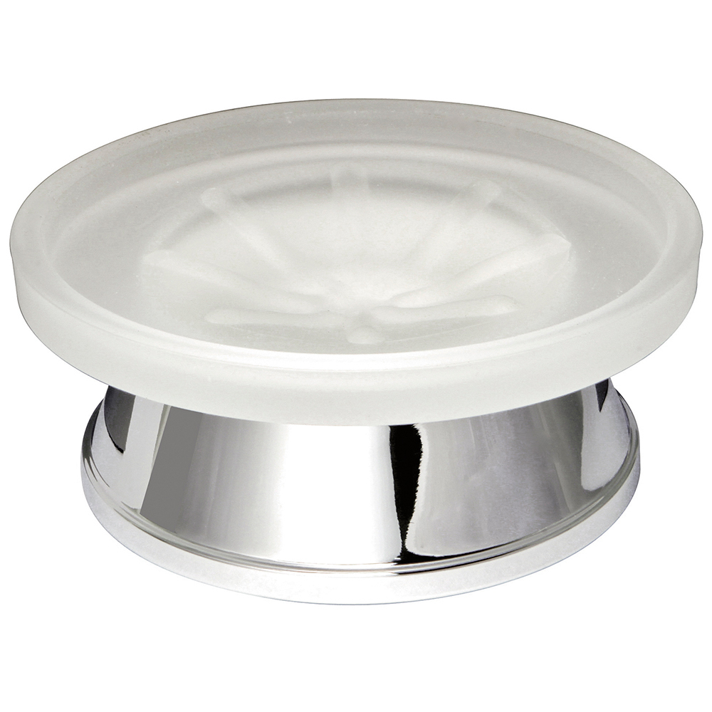 original-11631.jpg Мыльница для ванной WasserKraft K-2400 настольная металл/стекло хром (K-2429) — изображение 1