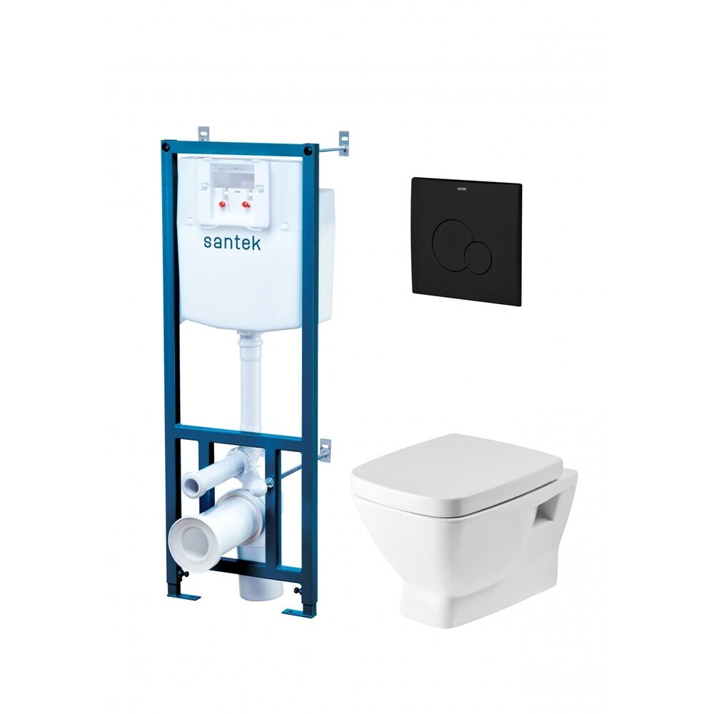 original-11648.jpg Комплект инсталляции Santek Нео с унитазом Santek с кнопкой черной и сиденьем микролифт (1.WH50.1.776) — изображение 1