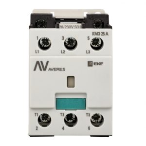 Контактор Averes КМЭ (ctr-s-25-00-400-av) 400 В 25 А тип АС 3P малогабаритный