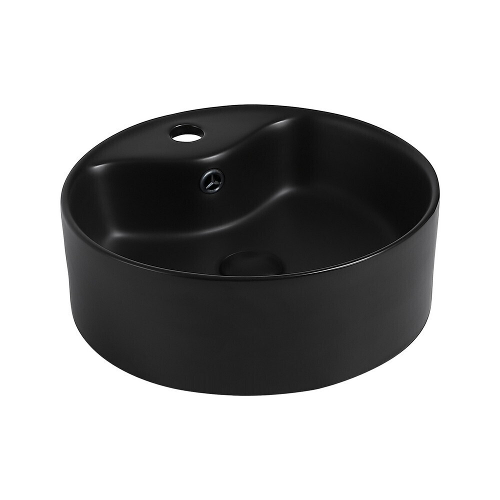 original-11691.jpg Раковина Abber Bequem 41 см накладная черная матовая (AC2104MB) — изображение 1