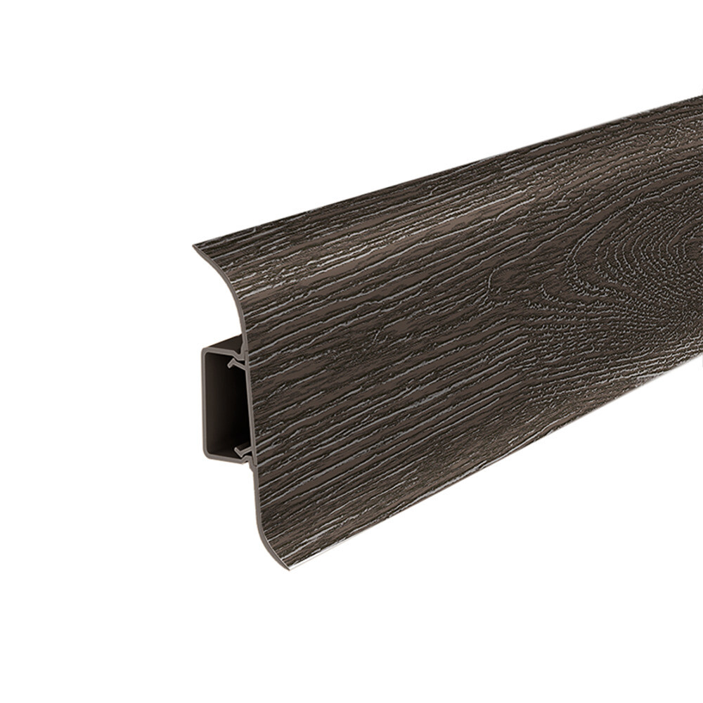 original-11933.jpg Плинтус ПВХ напольный Идеал Классик 55 мм 303 венге темный 2200 мм — изображение 1