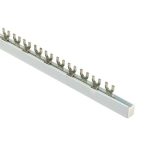 Шина соединительная типа FORK двухрядная EKF PROxima тип FORK 400 В 100 А на 54 модуля 1 м (fork-02-100)