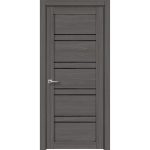 Дверь межкомнатная Соло 1 800х2000 мм ПВХ дуб элегансия серый со стеклом с замком