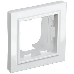 Рамка IEK Brite РУ-1-БрБ-44 одноместная белая (BR-M12-44-K01)