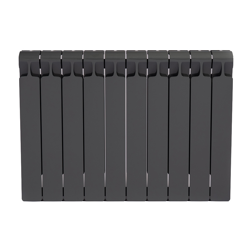 original-12002.jpg Радиатор биметаллический Rifar Monolit 500 мм 10 секций 3/4 боковое подключение серый — изображение 1
