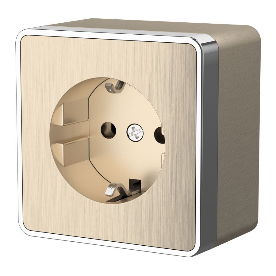 original-1202.jpg Розетка Werkel Gallant накладная шампань (a051038) — изображение 1