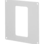 Накладка настенная пластиковая для плоских воздуховодов 55х110 мм