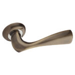 Ручка дверная Palladium A Bella AB круглая розетка античная бронза